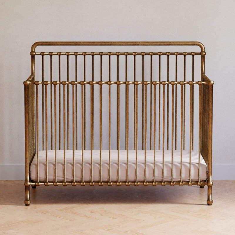 Winston 4 -in-1 Convertible Crib, Vintage Gold