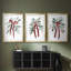 Christmas Holiday Art XVIII - Custom encadrée de qualité supérieure avec mat - 3 pièces-976301226-976301222