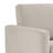 Modern Upholstered Sand Square Swivel Armchair with Matel Base-1911173917