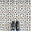 Riviera octogone garde gris avec taco 7-7 / 8 po X 7-7 / 8 po Carreau de porcelaine pour plancher et mur-112666037