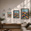 Ascending Chevrons Geometric - Print-1075413481-1075413482