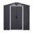 8 ft. W x 6 ft. D Galvanized Steel Storage Shed