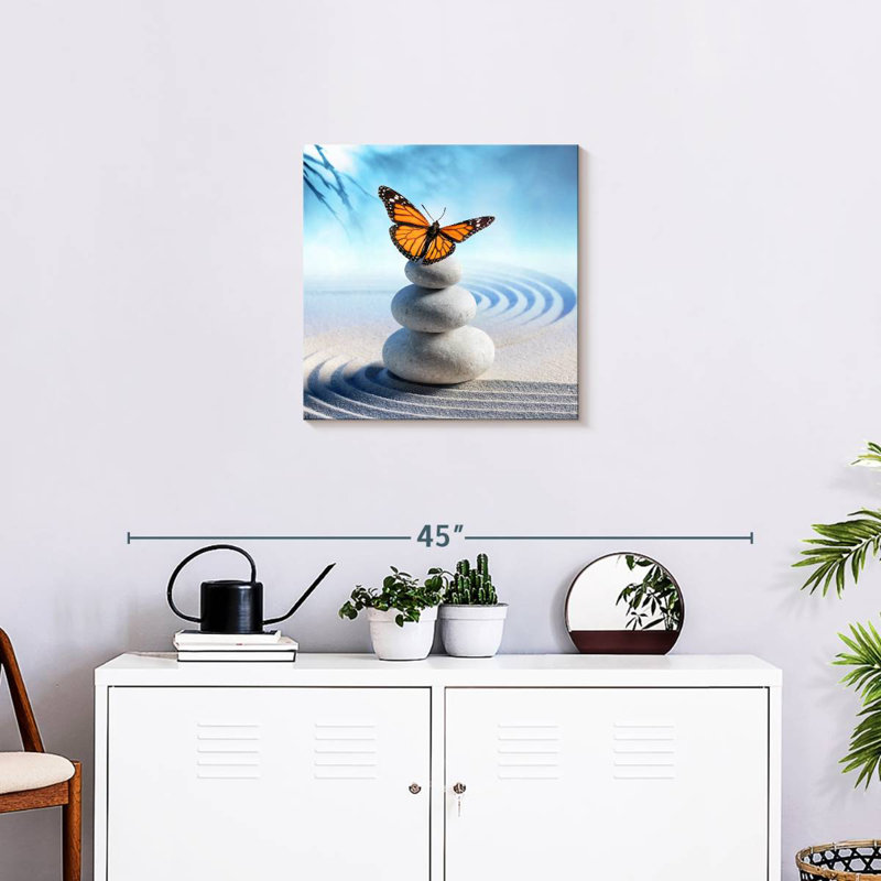 Crowle Zen Garden Orange Butterfly