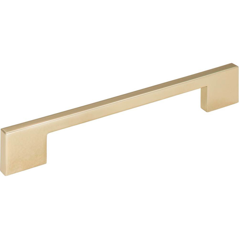 Thin Square Bar pull, Champagne, 5 1/16"
