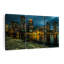«Boston Skyline At Night», reproduction d'art sur toile-373680663
