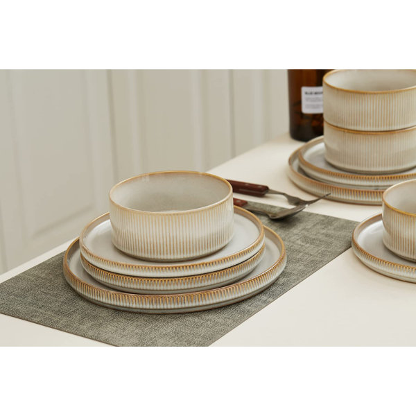 Gracie Oaks Paytan Dinnerware - Set of 12 Gracie Oaks