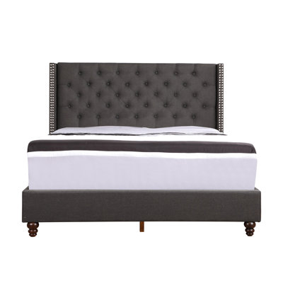 Lit rembourré noir Comfort Comfort