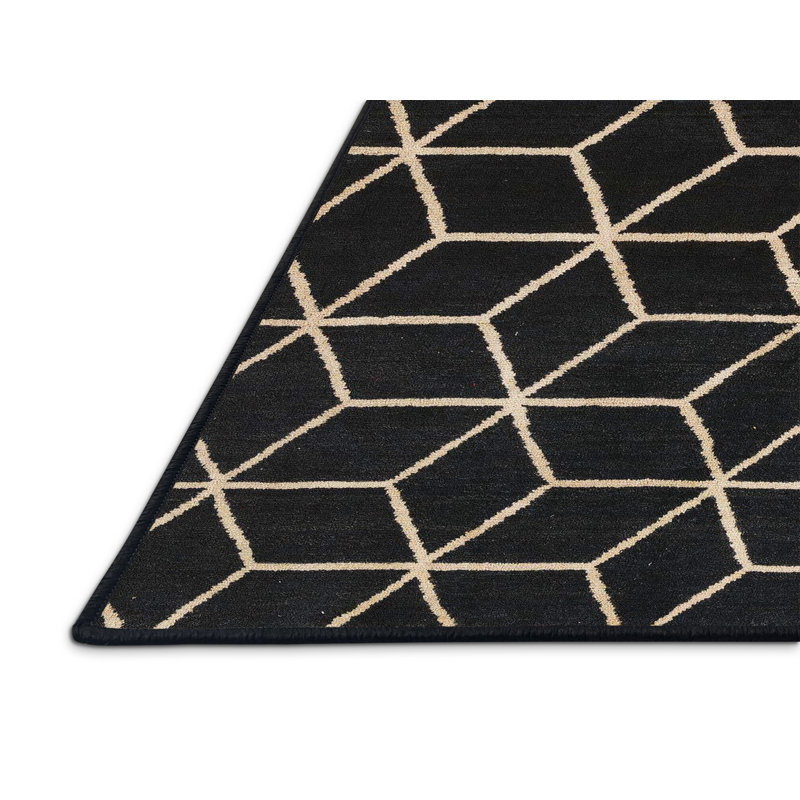 Deelilah Abstract Indoor Rug, Rectangle 2' x 4'