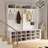Pasko Hall Tree 63'' Wide with Bench and Shoe Storage