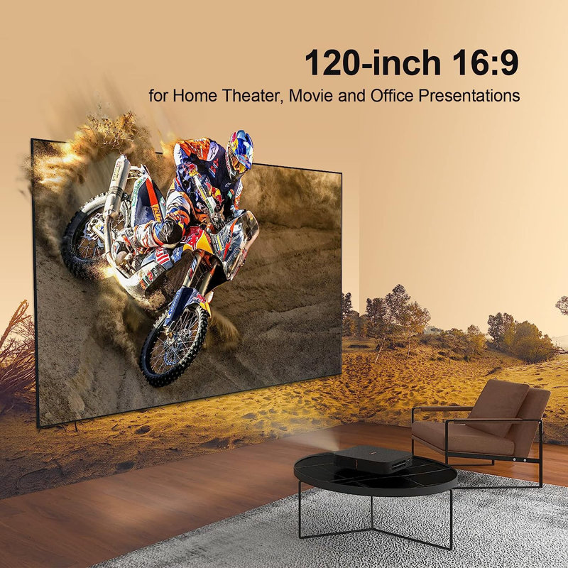 Fixed Frame Wall/Ceiling Mounted Projector Screen, 120"