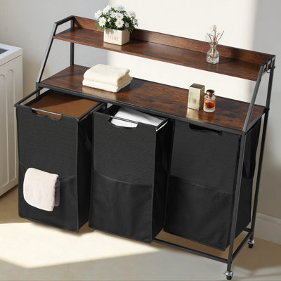 Laundry Cart with Wheels