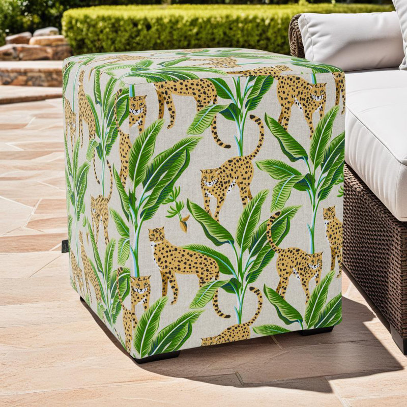 Outdoor Universal Cube Frame & Cover, Safari Natural, Orange