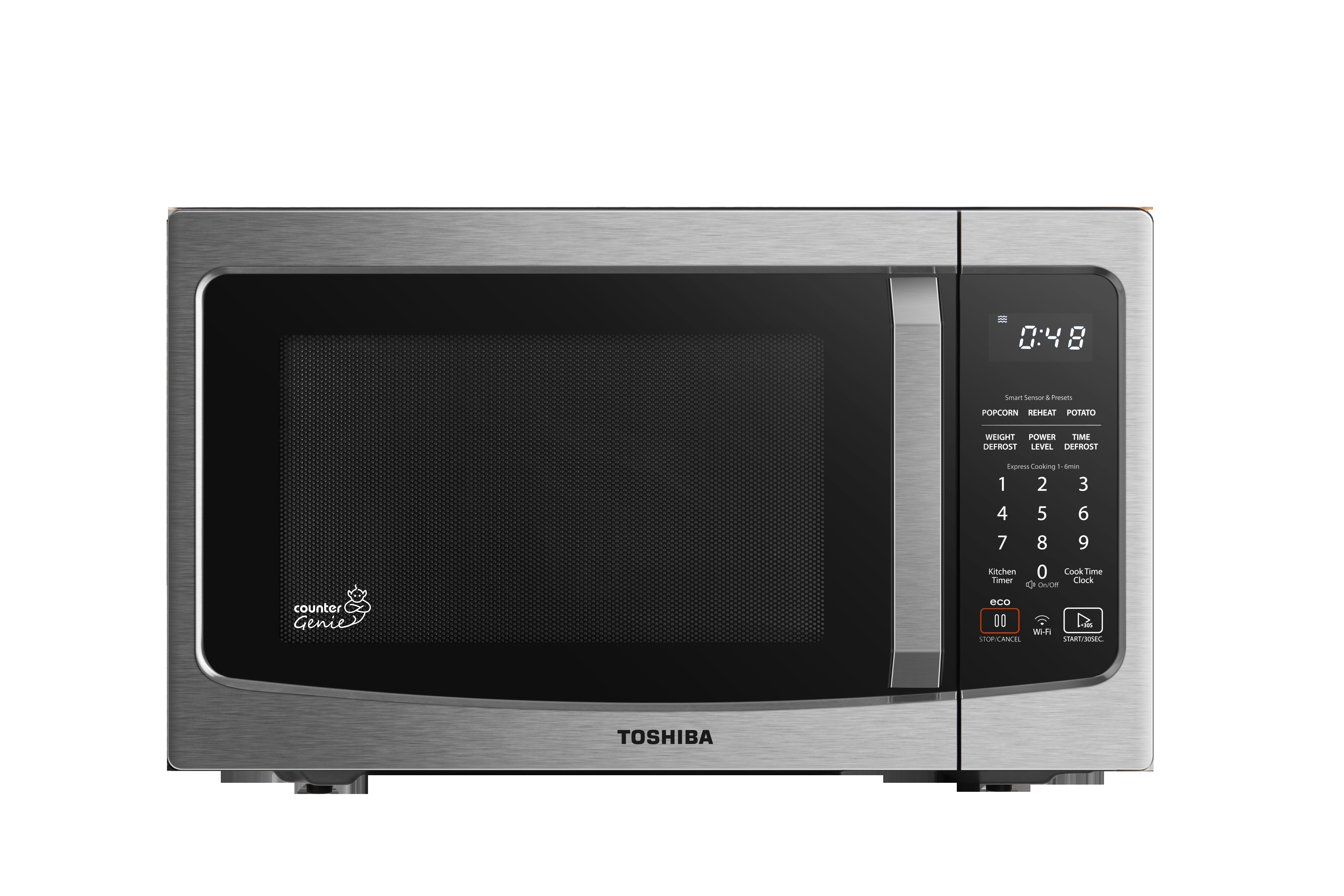 Toshiba EM131A5C-BS 1.2 Cu.ft Microwave Oven with Smart Sensor