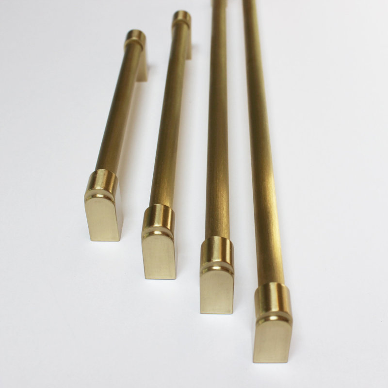 Lunar Eclipse Bar Pull, 7 5/8", Polished Brass