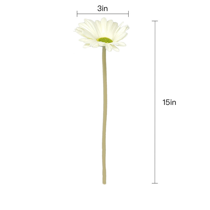 Polyether Polyurethane (PU) Daisy Arrangement, White