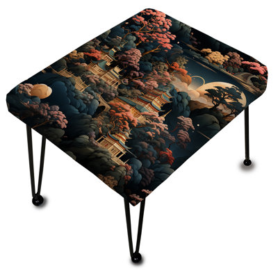 Enchanted Gardens - Japanese Rectangle Ottoman