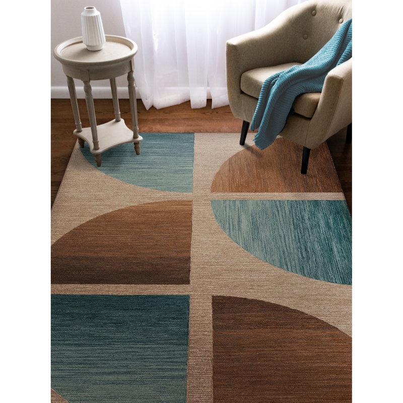 Tapis d'intérieur Chalet Geo, Rectangle 5 pi x 7 pi 6 po