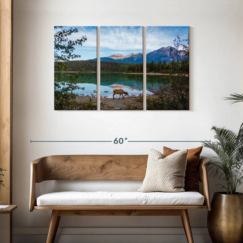 Orignal sauvage du parc Alvord Jasper, H 28 po x l 45 po
