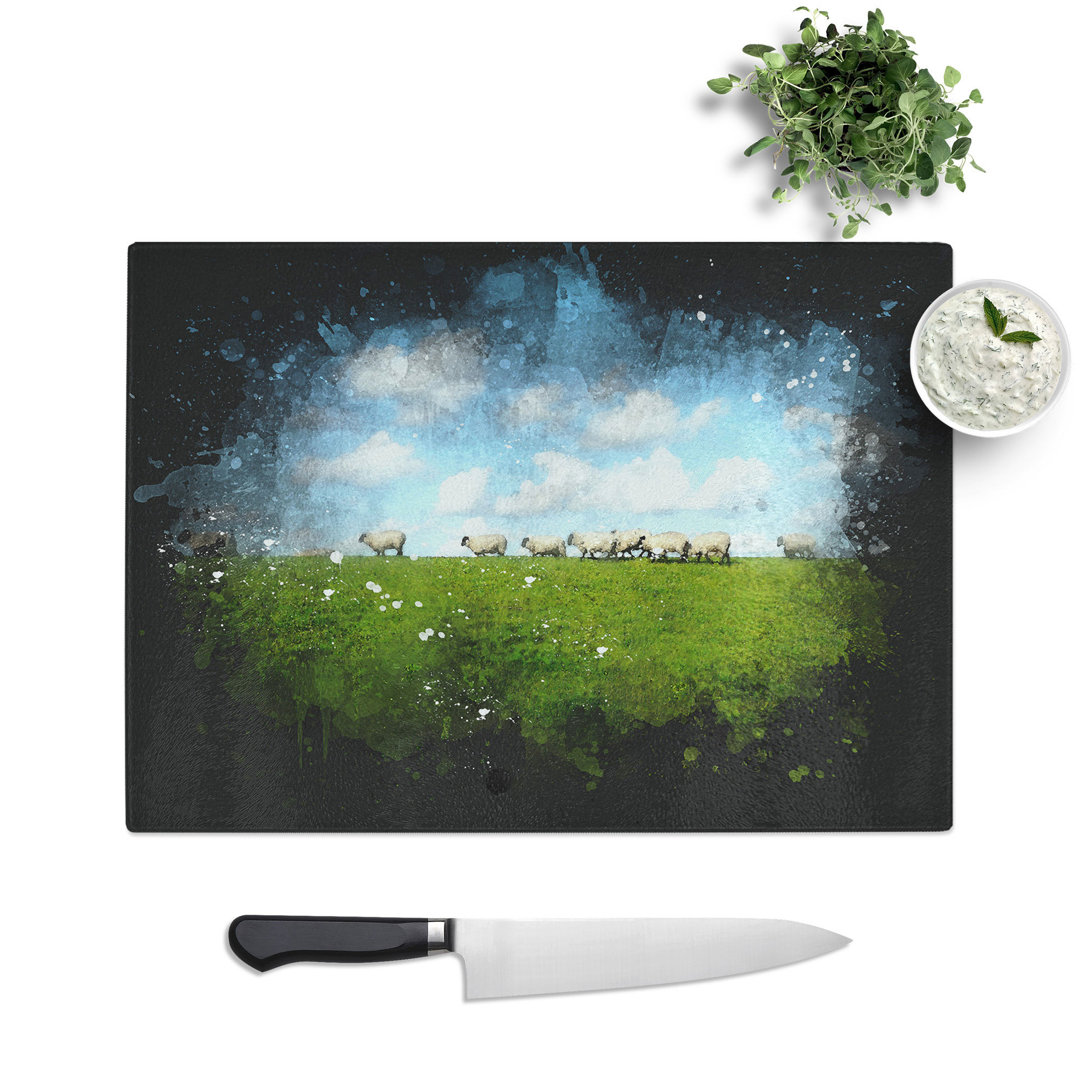 Flock of Sheep Vol.4 Paint Splash Chopping Board