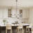 Celino Four-Light Linear Chandelier with Clear Glass-2046074479