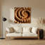 Desserts Digestive biscuits, art mural en métal brun-497947183
