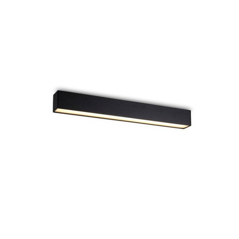 UltraBeam 10 Watt LED 600mm Surface Mounted Linear LED Ceiling Light, Black