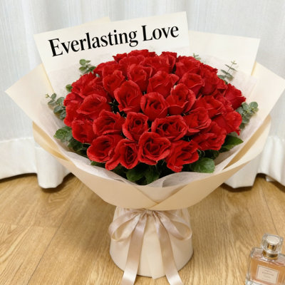 36 pièces de roses en soie pour le cadeau de la Saint-Valentin - Fleurs artificielles, roses à longue tige pour décoration intérieure, mariage, bouquets et centres de table