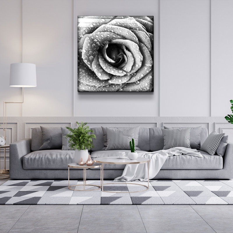 Stunning Decorative Tempered Glass Painting, 19.7 x 19.7 Inches | 100% Tempered Glass, Thickness: 0.16 Inches | UV Printing for Vibrant Colors | Perfect for Home Décor, Living Room or Office Wall Art
