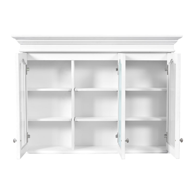 Armoire de rangement 40 po avec miroir et intérieur spacieux pour salle de bain 40 po
