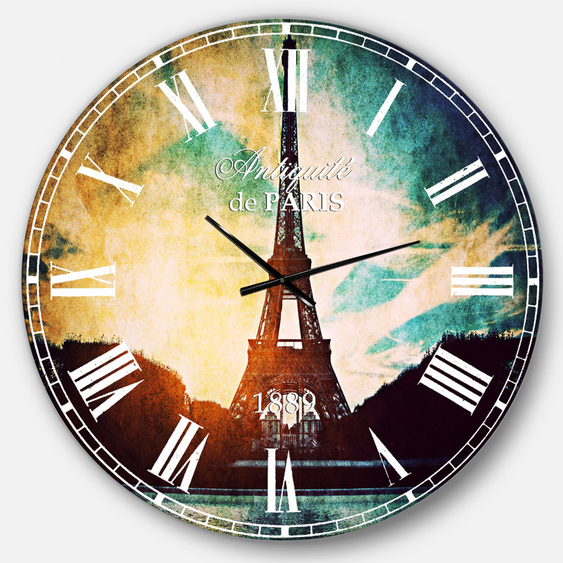 Horloge murale Paris, Surdimensionné