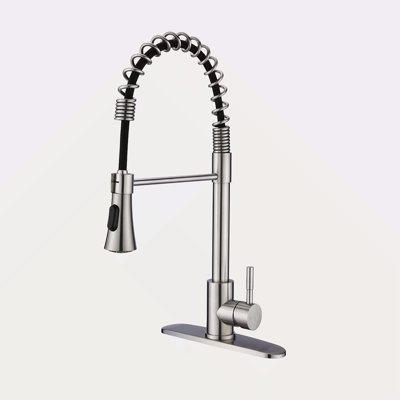 Commercial Kitchen Sink Faucet With Deck Plate