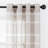 Dellhomme Striped Sheer Grommet Curtain Panels-926016746-926016744
