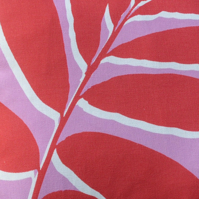Indoor / Outdoor Floral Square Throw Pillow Cover, Pink