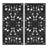 Abequa Carved Wood 2-piece Wall Art Set-1665836972