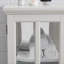 Vitrine lumineuse à DEL, design rétro, tablettes réglables en verre, unité de rangement blanc antique, fermeture magnétique, décoration intérieure