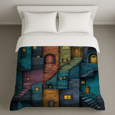 Housse de couette éclectique