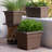 Veranda Traditional Plastic Rectangle Indoor/Outdoor Deck Box Planter-549798966