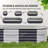 7.9' X 2' X 1.4' Galvanized Raised Garden Bed Kit, Metal Planter Box With Safety Edging, Dark Gray-822537592-822537591