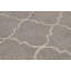Cotton Geometric Area Rug in Gray
