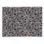 Tapis brun / gris anthracite rectangulaire en polyester tissé à la machine-725244124