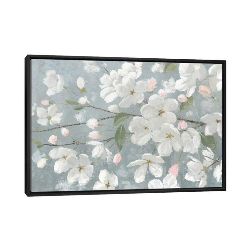 «Spring Beautiful», reproduction d'art sur toile, H 40 po x l 60 po x P 1,5 po, Toile avec cadre noir, Pas de tapis