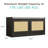 Rattan Shoe Bench Fit Up To Shoe Size 16, Boho Entryway Bench With Storage Cabinets And Seat Cushion, Wooden Shoe Storage Bench For Entryway, Hallway And Bedroom-2083081761