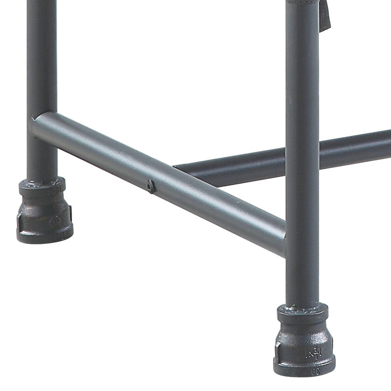 Velours gris : Structure en métal, mousse densité D20, hauteur 47,6 cm (avec oreiller), Grey, Grey