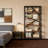 Modern Sturdy Bookcase with Versatile Shelf Display