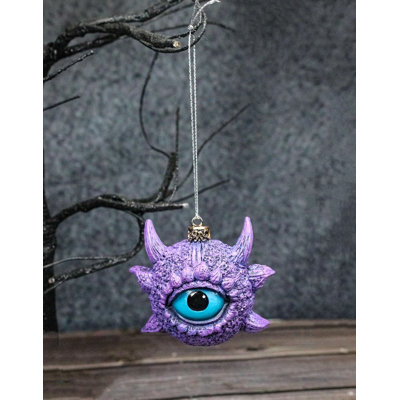 Mordor Legendary Fantasy Purple Eye Of The Dragon Hanging Ornament Figurine