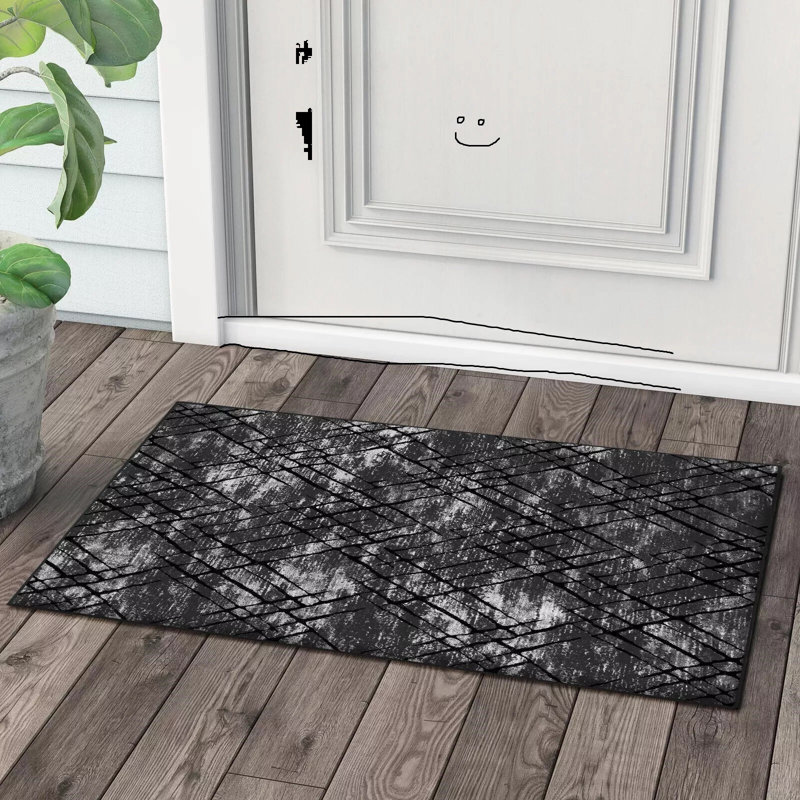 Alaja Abstract 60cm X 110cm Area Rug