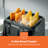 GEEPAS 4 Slice Toaster 6 Browning Levels with 2 Controls, Cancel Function 2 Removable Crumb Trays 1400W-86794885