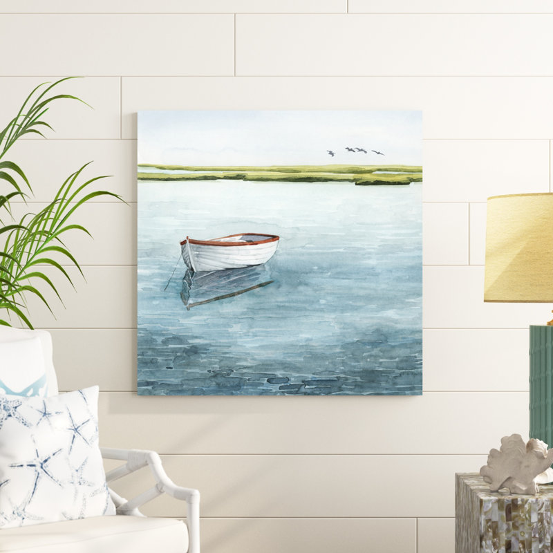 Anchored Bay I, H 36 po x l 36 po, Non, Toile tendue