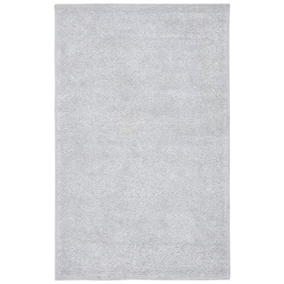 Martha Stewart Hand Tufted Wool/Viscose/Cotton Southwestern Rug in Gray