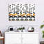 Motif géométrique triangulaire, reproduction sur toile-2031008923